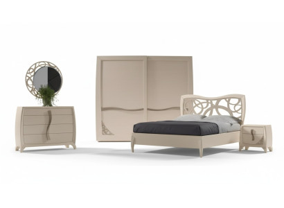 Complete Bedroom Set Design Modern Luxury Bed 2x Nightstands 6 pcs New