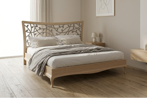 Bed Double Beds Modern Bed Frame Luxury Design Bed Frame Wood New