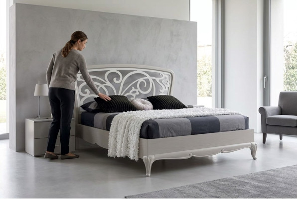 Italian bedroom furniture bed luxury furniture design gray beds new