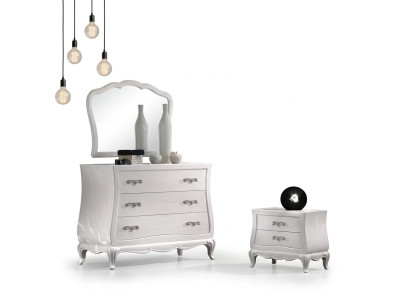 Dresser with mirror wood dressers modern furniture bedroom white new