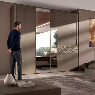 Wardrobe Closet Style Furniture Classic Bedroom Cabinets Wood