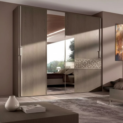 Wardrobe Closet Style Furniture Classic Bedroom Cabinets Wood
