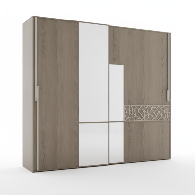 Wardrobe Closet Style Furniture Classic Bedroom Cabinets Wood