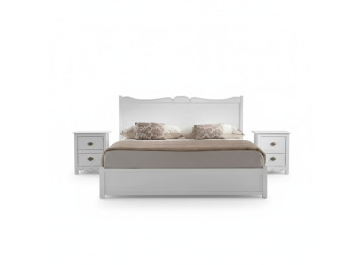 Bedroom design modern luxury bedroom bed 2x nightstands 3 pieces