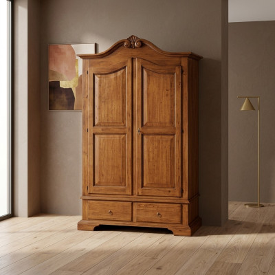 Wardrobe Bedroom Design Wood Italian Furniture Brown New