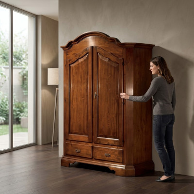 Wardrobe Closet Designer Wardrobes Brown Wood Cabinets Furniture New