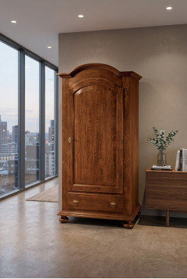 Bedroom wardrobe closet luxury wood cabinets furniture brown new