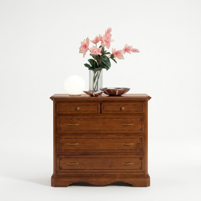 Luxury sideboard console classic bedroom wood modern design brown