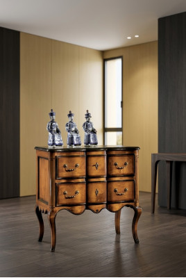 Chest of drawers with 2 drawers sideboard wood cabinet chests brown new