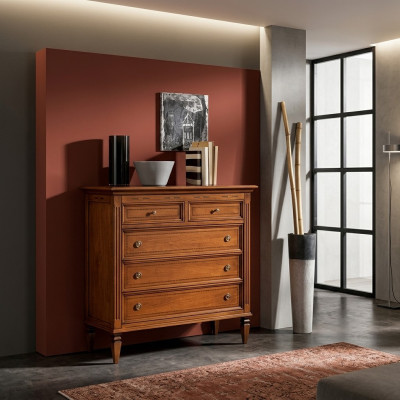 Luxury bedroom chest of drawers with 5 drawers wooden cabinet design furniture new