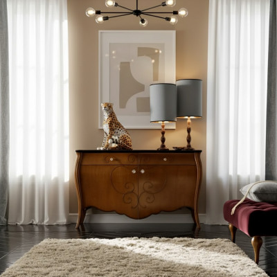 Sideboard Brown Wood Dressers Italian Furniture Design Cabinets