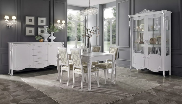 Dining table 4x chairs chair dining room dining set modern sideboard set