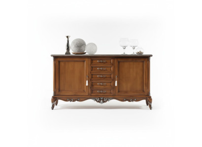 Sideboard, dresser, sideboard, solid wood, living room, Italian cabinet furniture.