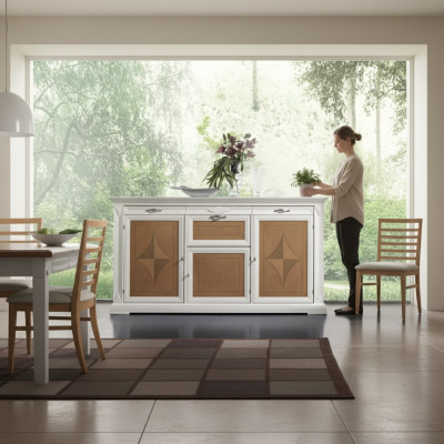 Sideboard Classic Cabinet Wood Furniture Italian Interior New