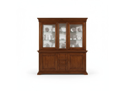 Classic showcase Italian luxury furniture display cabinet wood cabinet design cabinet