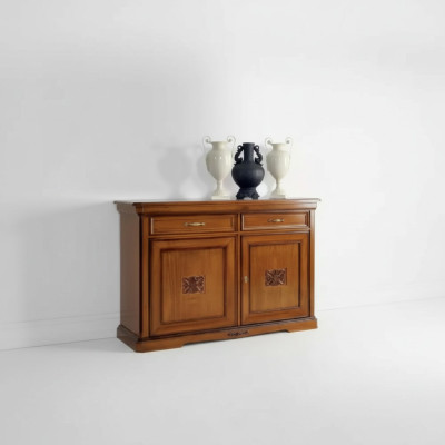 Luxury Sideboard Wood Living Room Furniture Cabinet Brown Dresser New