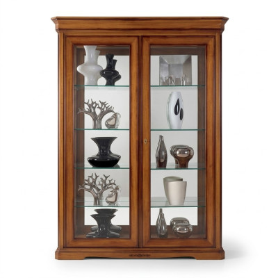 Classic display cabinet, classic glass cabinet, brown cabinets, wood