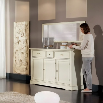 Sideboard Luxury Dresser Cabinet Shelf Furniture Wooden Cabinet Italy Cabinet