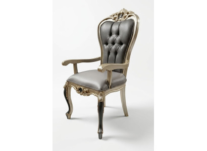 Exclusive Chesterfield Dining Chair Cozy Chair Wood Textile Dining Chairs