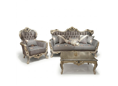 Luxury living room furniture armchair high-quality armchair armchair gray new relax