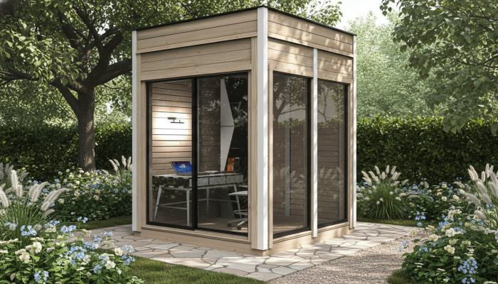 Camping house, small house, wooden house, holiday house, garden house, house, garden 245x245x318