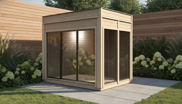 Camping house, garden house, wooden house, holiday house, cottage, camping 245x245x318