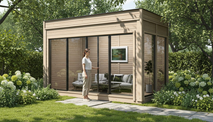 Camping house, wooden house, garden house, vacation house, luxury wooden house, little house