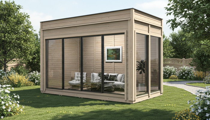 Camping house, wooden house, garden house, vacation house, luxury wooden house, little house