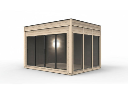 Camping house wooden house garden house camping cottage prefab house 464 cm