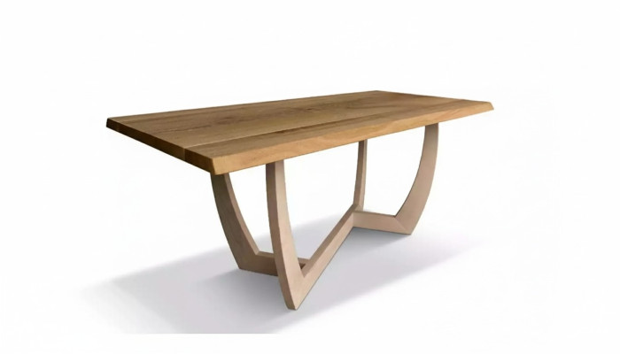 Dining room dining table 180cm wood kitchen table table 90x180 brown modern