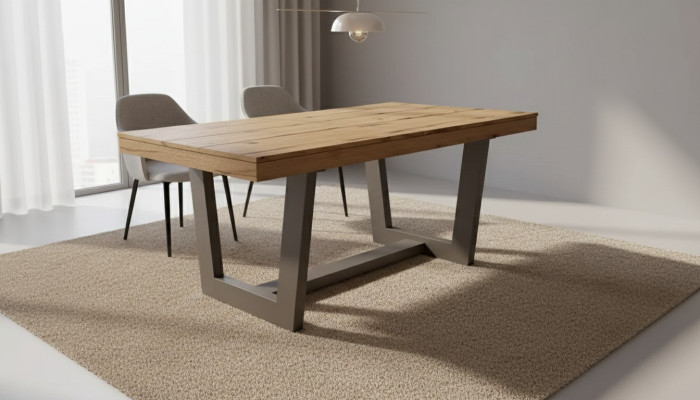 Dining Table Wooden Table Extendable Dining Tables Table 160/240 x 90 x 78 cm Style Modern