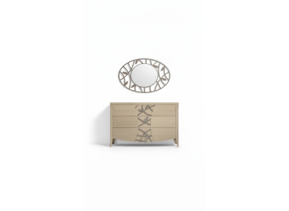 Bedroom dresser mirror sideboard dressers wood modern design luxury