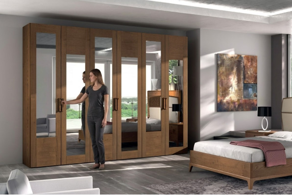 Bedroom wardrobe material wood, wardrobe style modern new