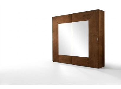 Bedroom wardrobe wooden cabinet modern brown wardrobes