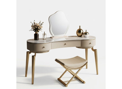 Modern dressing table bedroom furniture vanity dresser with 3 drawers