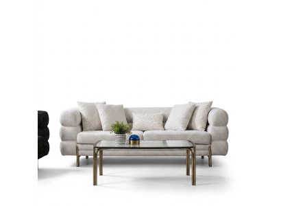 White three-seater luxury 3-seater living room designer furniture sofas