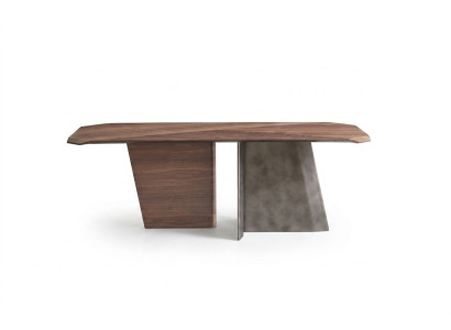 Designer brown dining table luxury wooden table dining room high-quality furniture