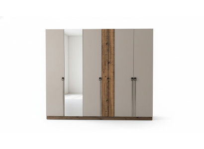 Beige Bedroom Wardrobe Designer Cabinets Luxury Wooden Cabinets