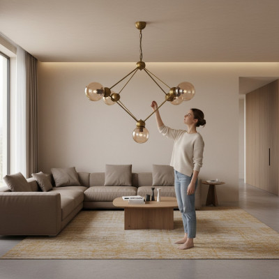 Ceiling lamp, chandelier, ceiling lamps, ceiling lights, light, lamp 100x90