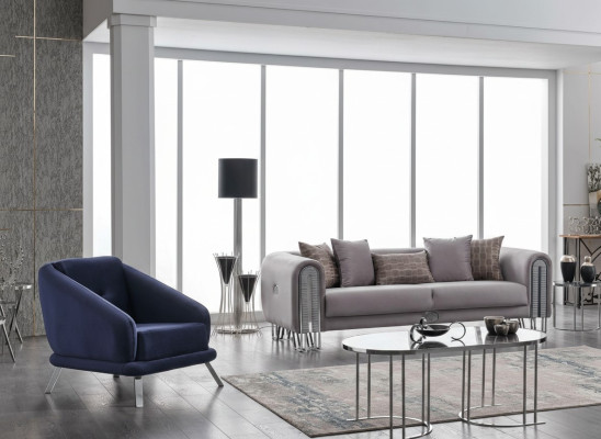 Design Furniture Living Room Set Sofa Suite 3+1 Furniture Set Couch Upholstery Suite