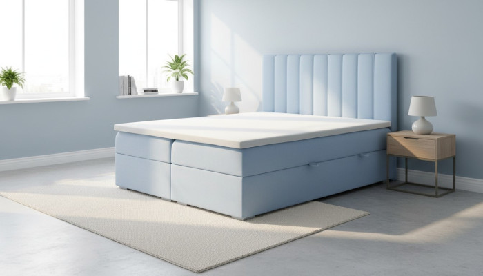 Double bed bedroom designer bed modern box spring bed luxury furniture