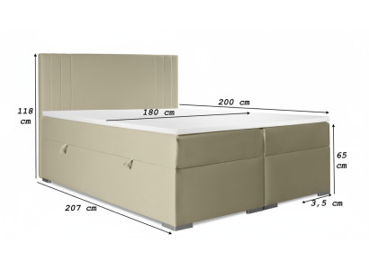 Double bed upholstered bedroom bed modern furniture upholstered box spring bed