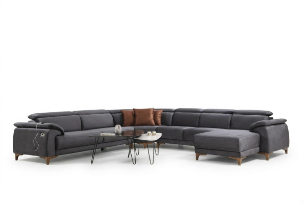 Living room corner sofa U-shaped upholstery furniture sofa couch modern furniture design