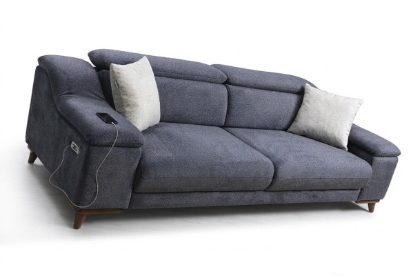 Three-seater sofa couch living room upholstered furniture textile modern furniture new
