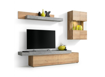Living room wall unit modern designer TV stand wall cabinet new