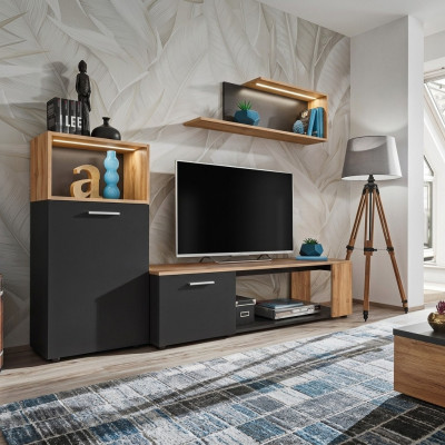 Designer luxury complete modern wooden wall