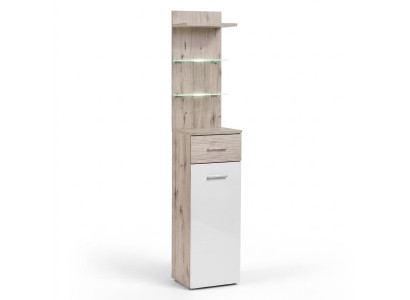 Luxury design bookshelf furniture cabinet wood hallway shelf new