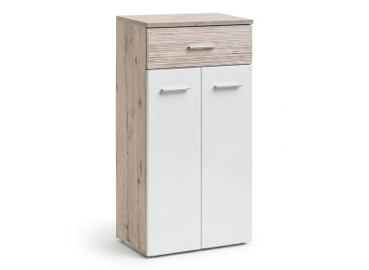 Modern luxury gray wooden wardrobe