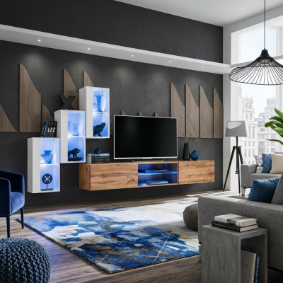 Living room new wall unit furnishings modern modern TV stand wall cabinet