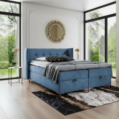 Modern bedroom luxury bed upholstered bed furnishings design upholstered furniture